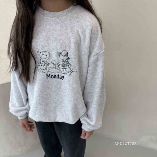 《予約》Snow Day Man to Man / andbutter