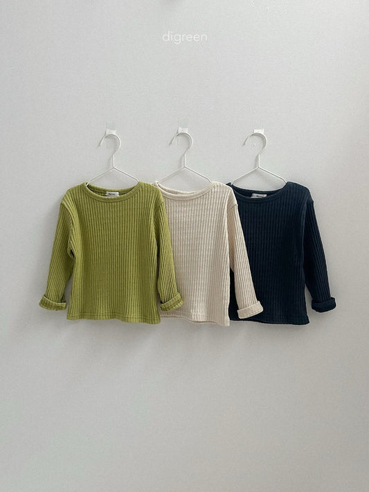 《予約》Bella Rib Tee / digreen