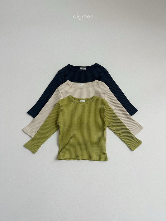 《予約》Bella Rib Tee / digreen