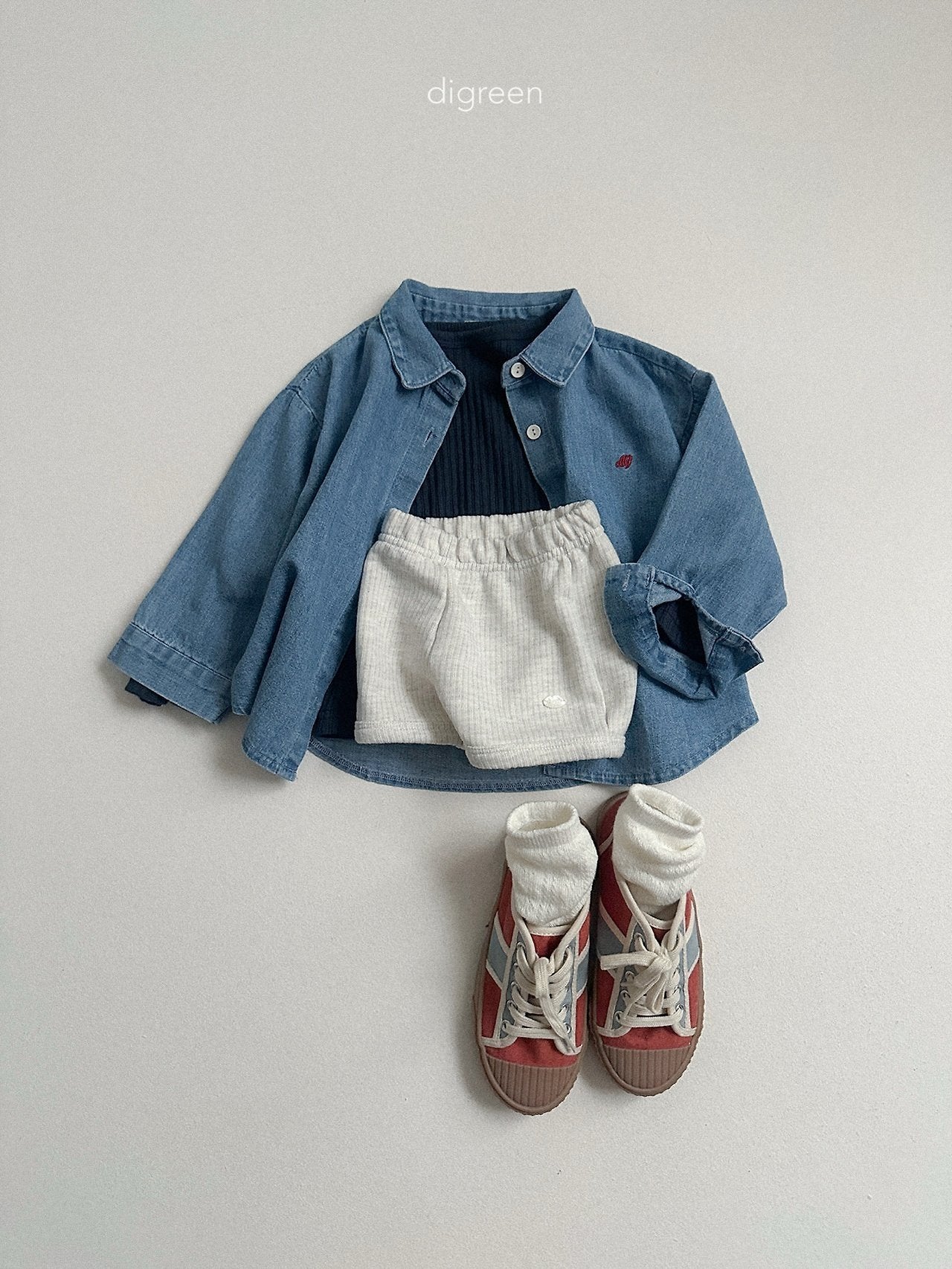 《予約》Bella Rib Tee / digreen