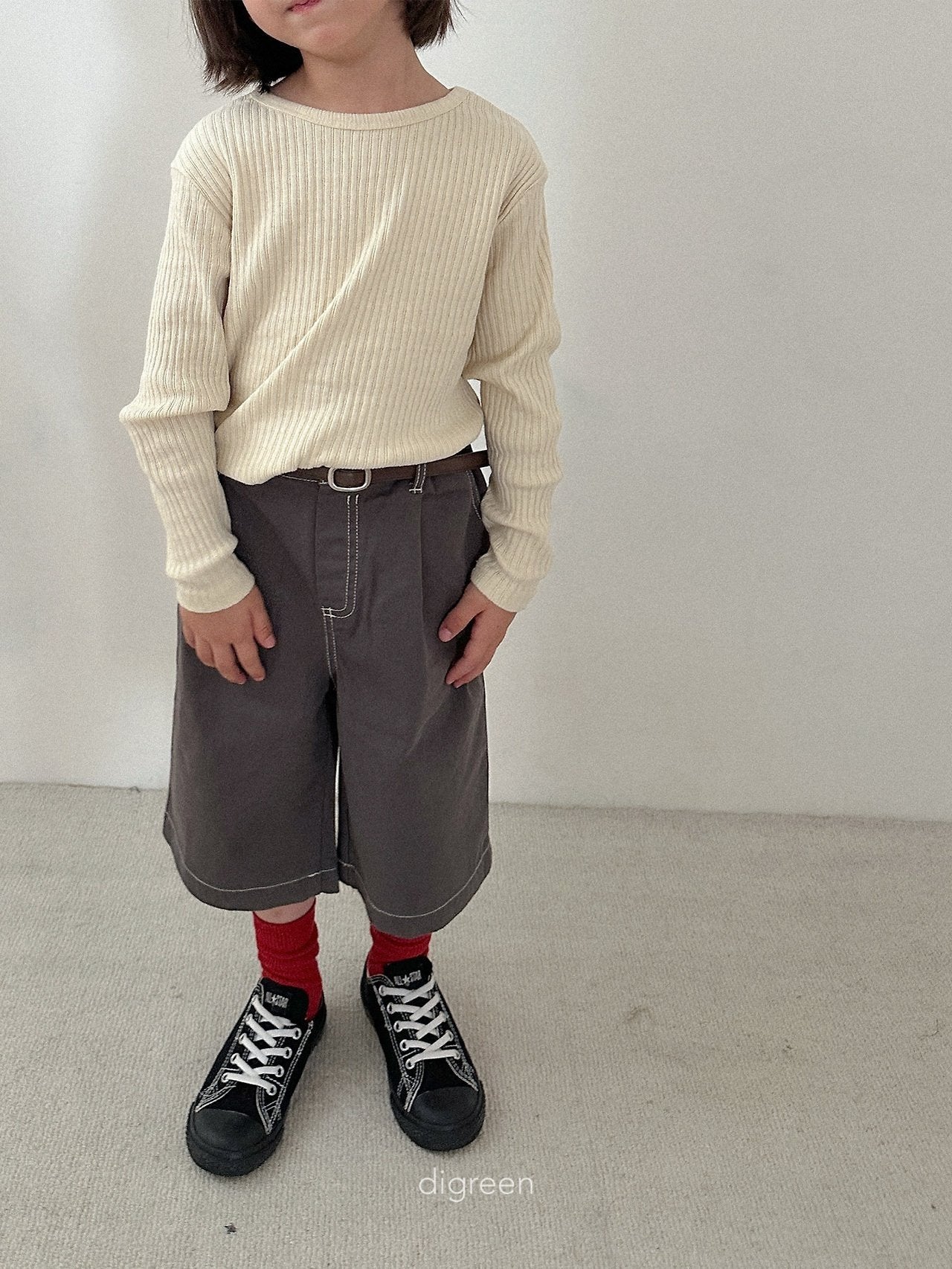 《予約》Bella Rib Tee / digreen
