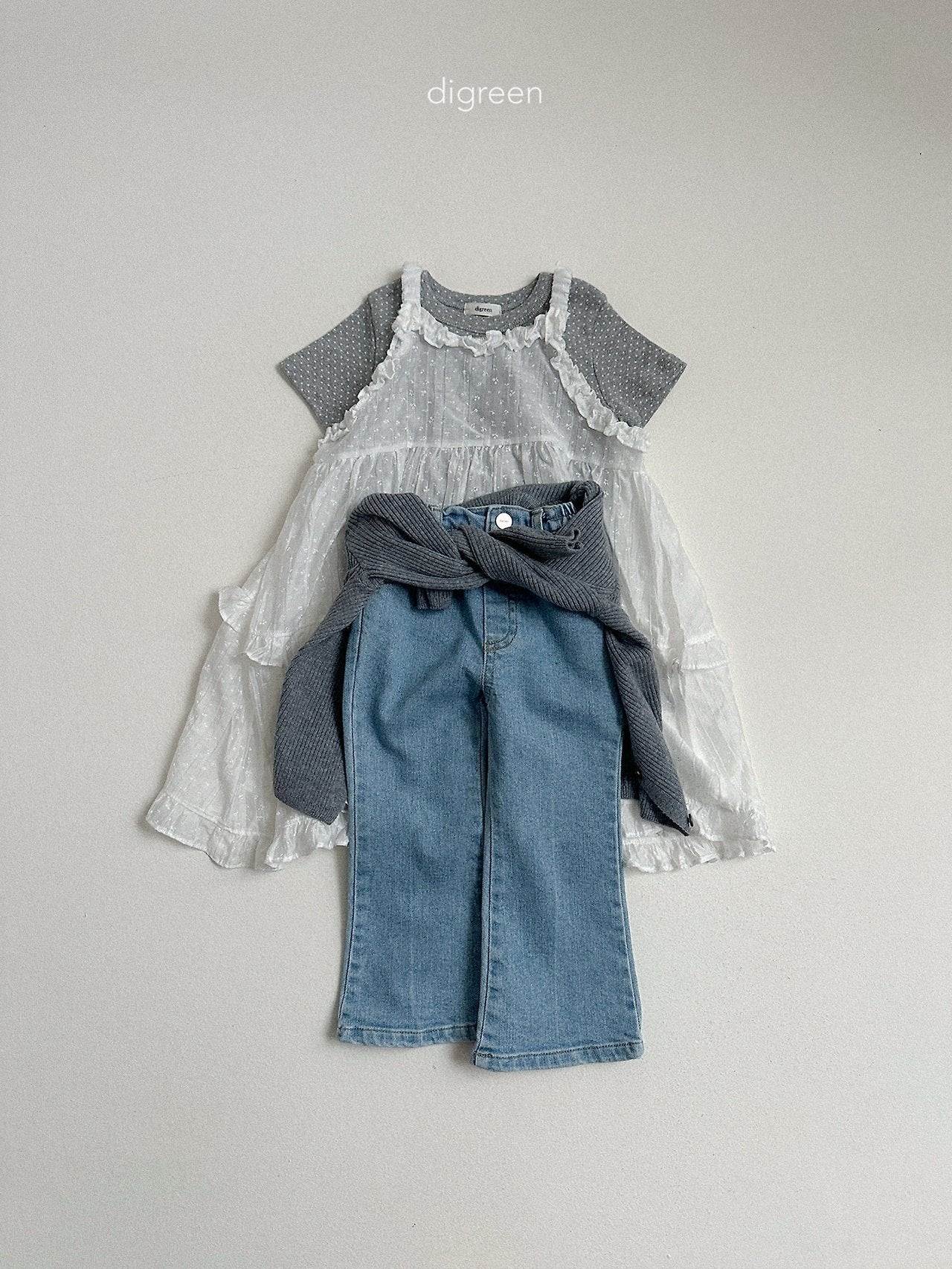 《予約》Bootcut Denim Pants / digreen
