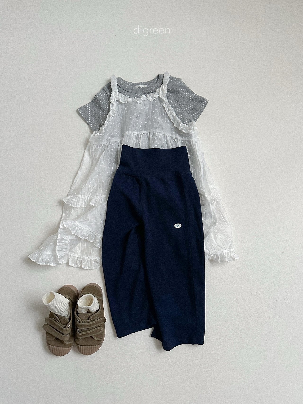 《予約》Floral One-piece / digreen