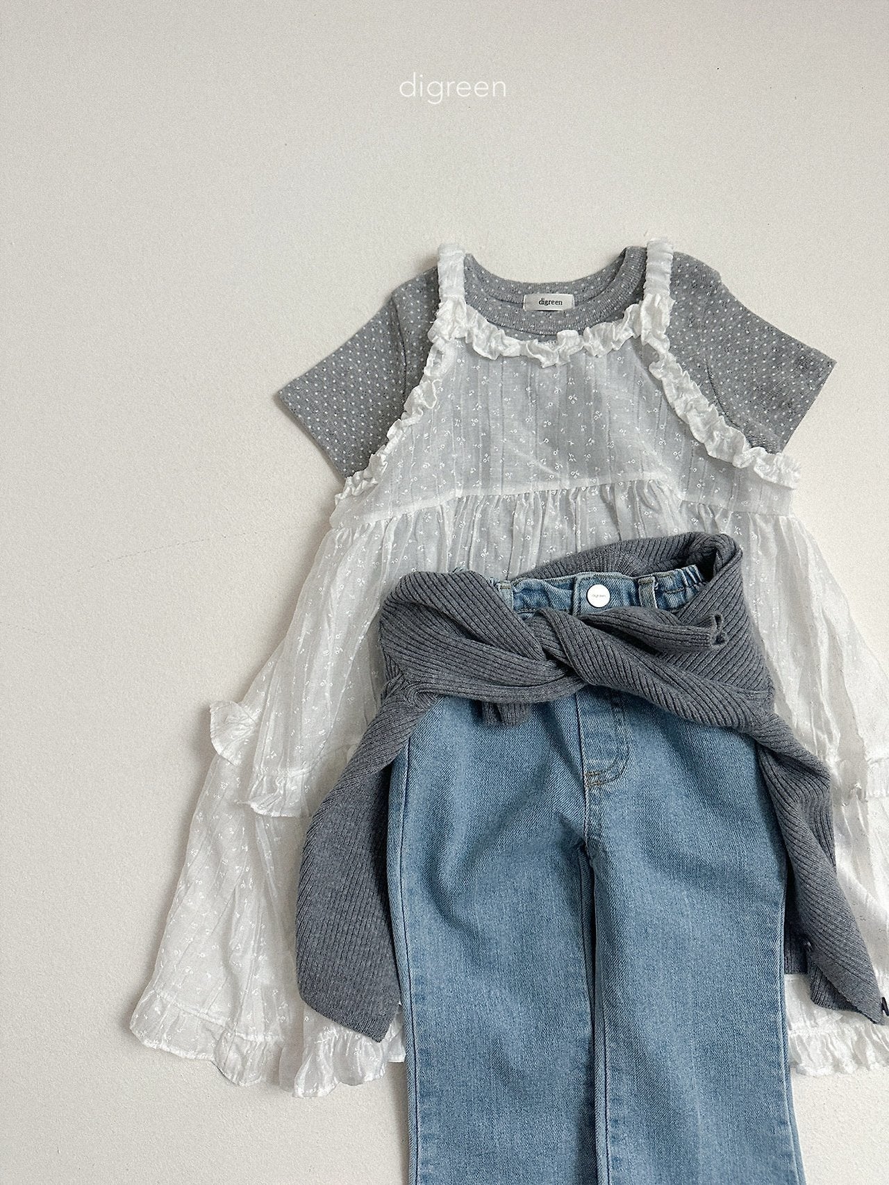《予約》Floral One-piece / digreen