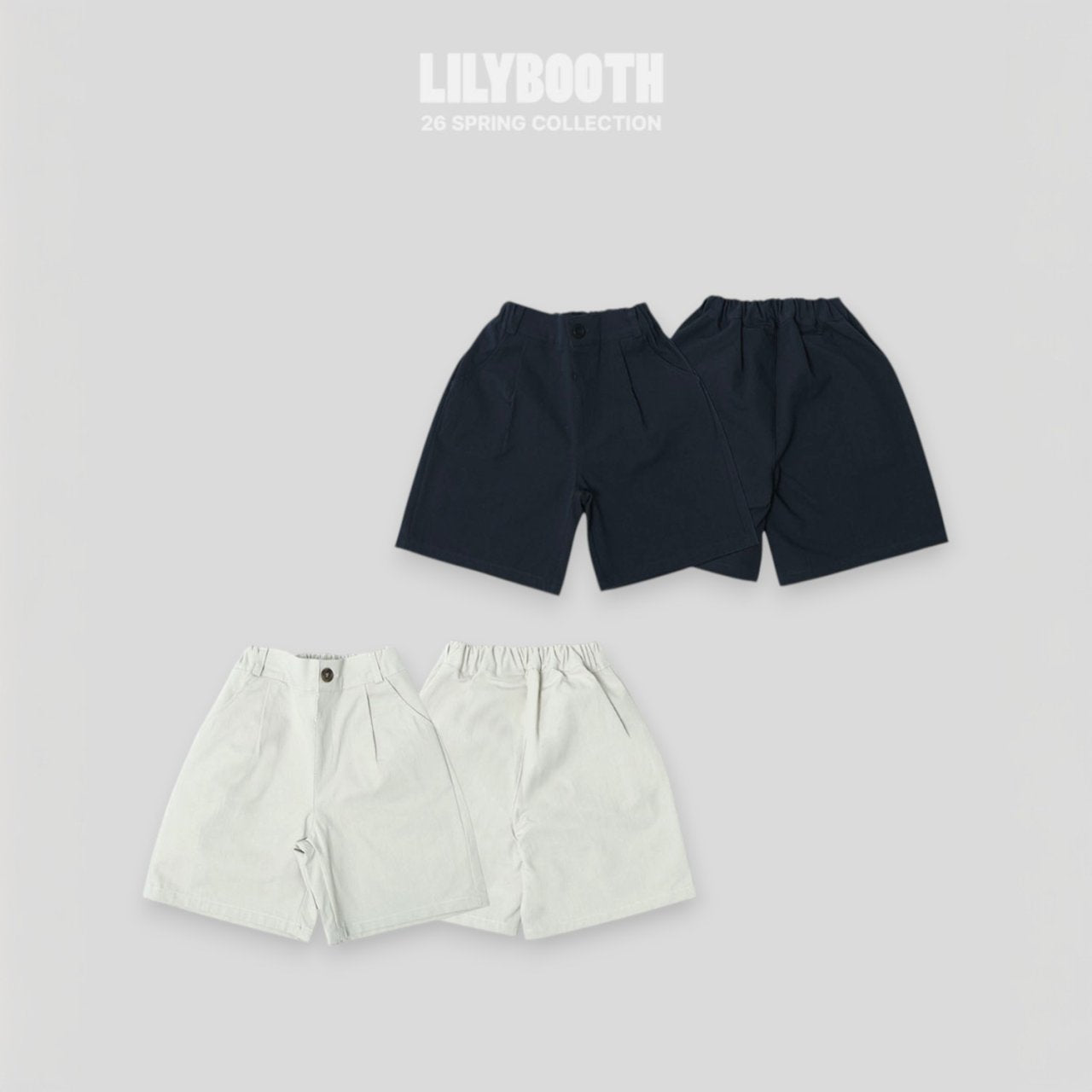 《予約》Classic Bermuda Pants / LILY BOOTH