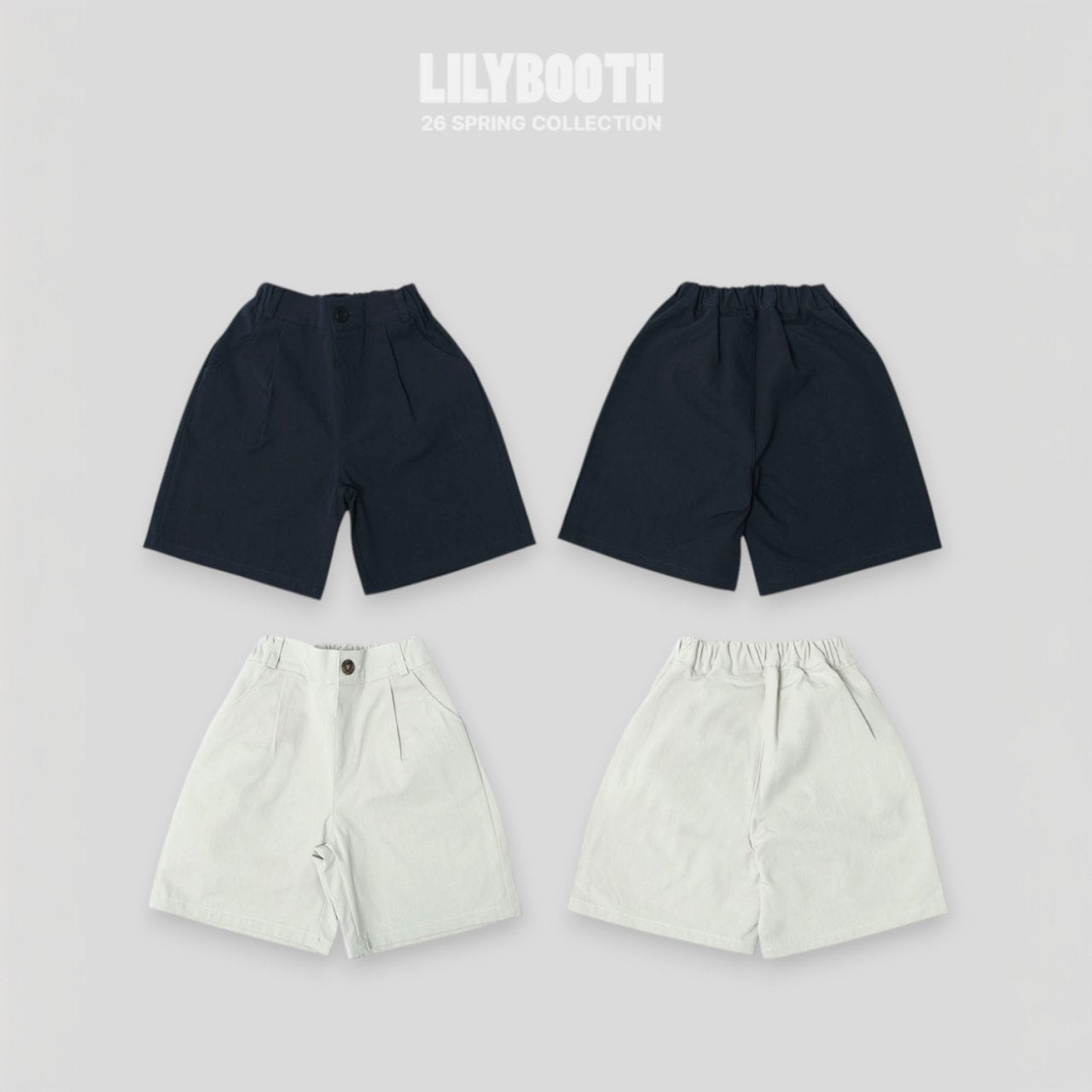 《予約》Classic Bermuda Pants / LILY BOOTH