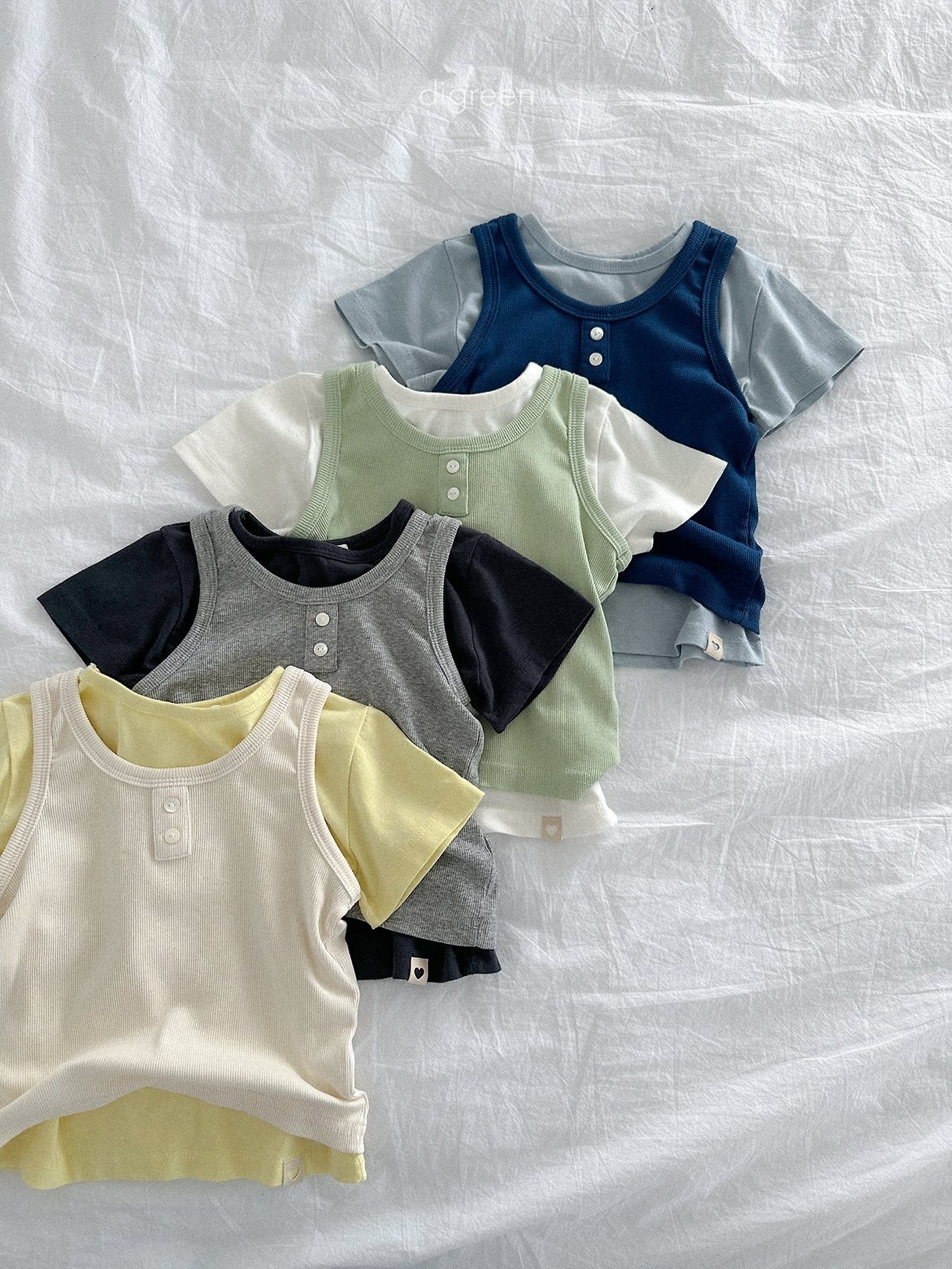 《予約》Layered Vest / digreen