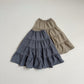 《予約》Check Ruffle Skirt / digreen