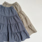 《予約》Check Ruffle Skirt / digreen