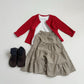 《予約》Check Ruffle Skirt / digreen