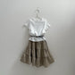 《予約》Check Ruffle Skirt / digreen