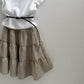 《予約》Check Ruffle Skirt / digreen