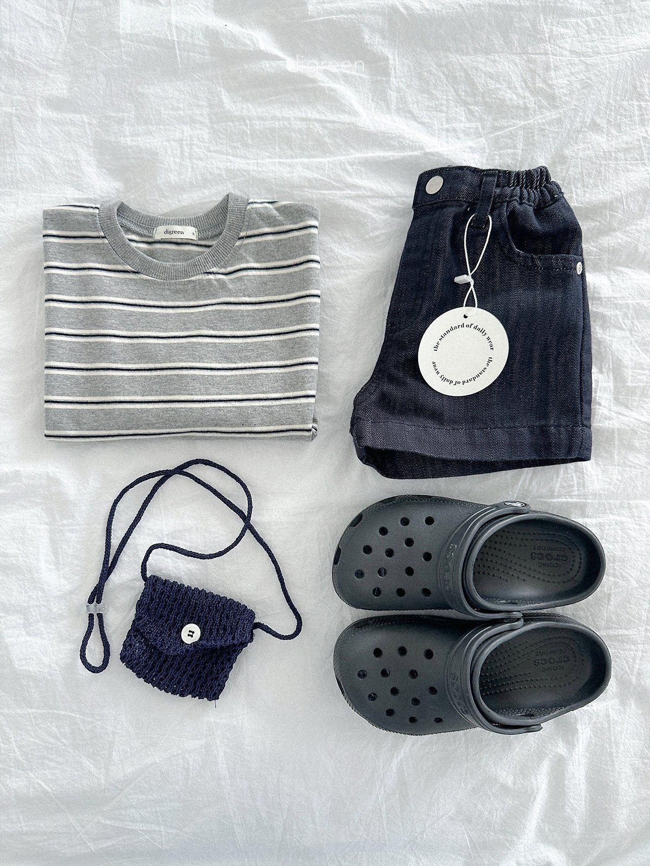 《予約》Diver Shorts Denim / digreen