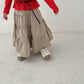 《予約》Check Ruffle Skirt / digreen