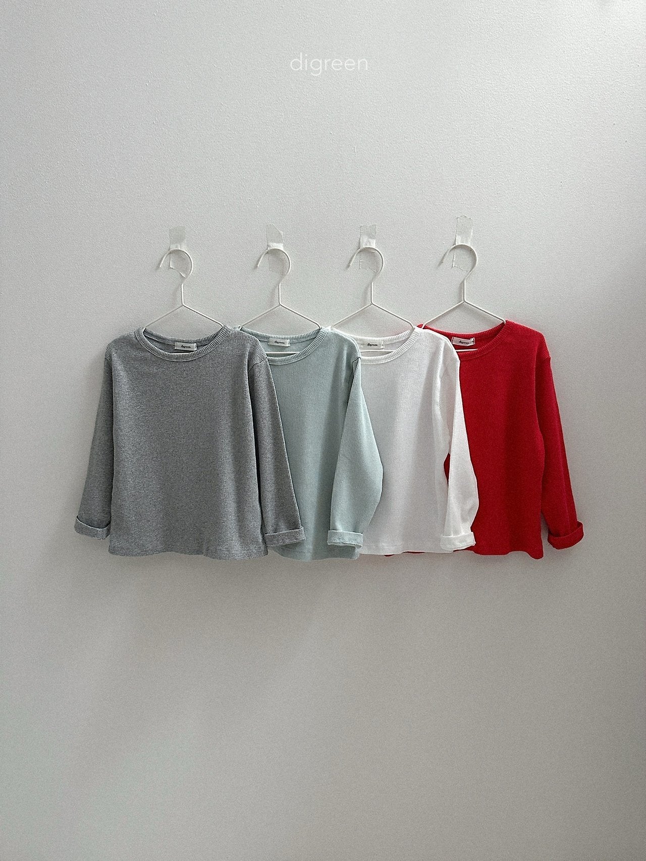 《予約》Hug Ribbed Tee / digreen