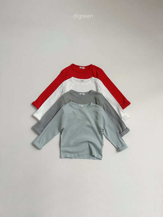 《予約》Hug Ribbed Tee / digreen