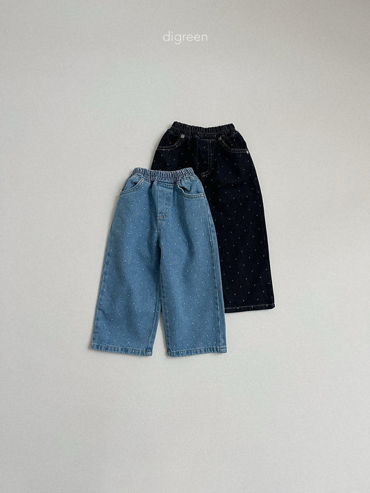 《予約》Dot Denim Pants / digreen