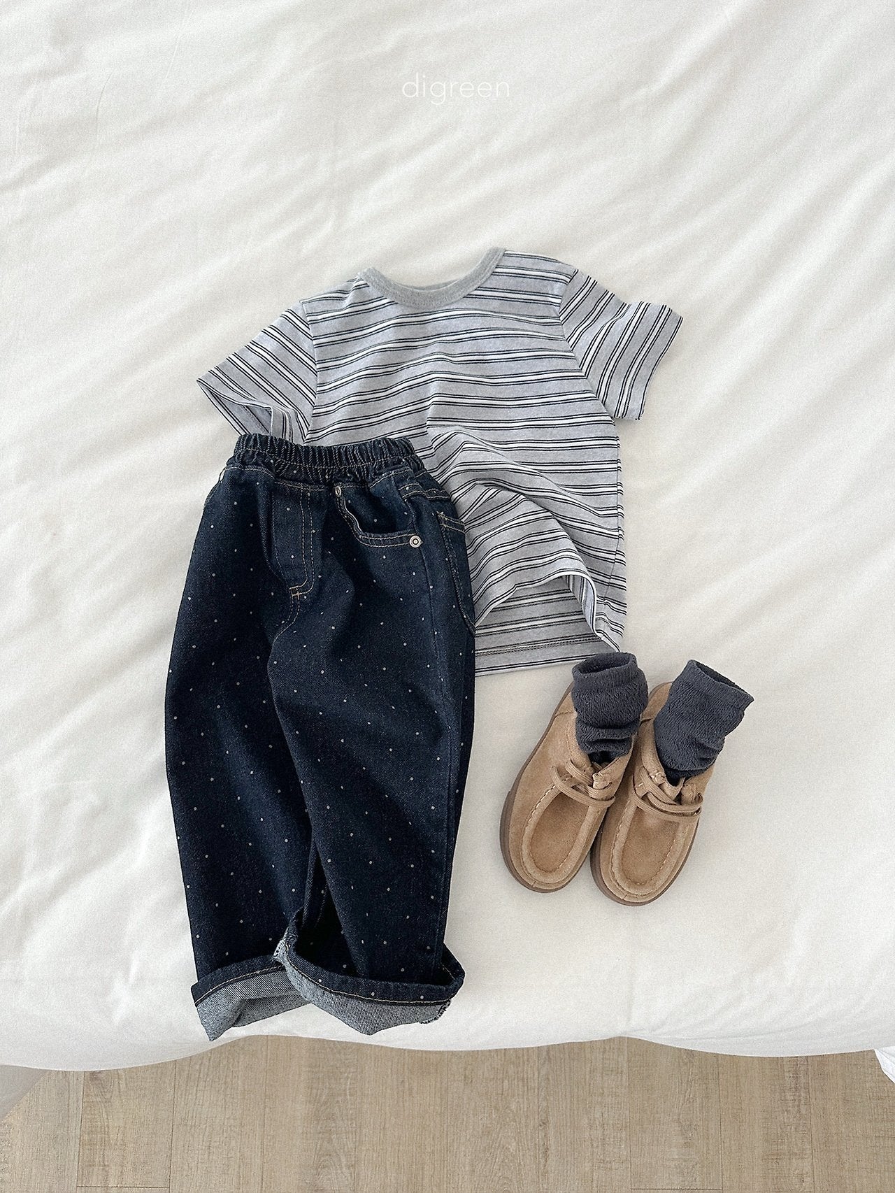 《予約》Dot Denim Pants / digreen