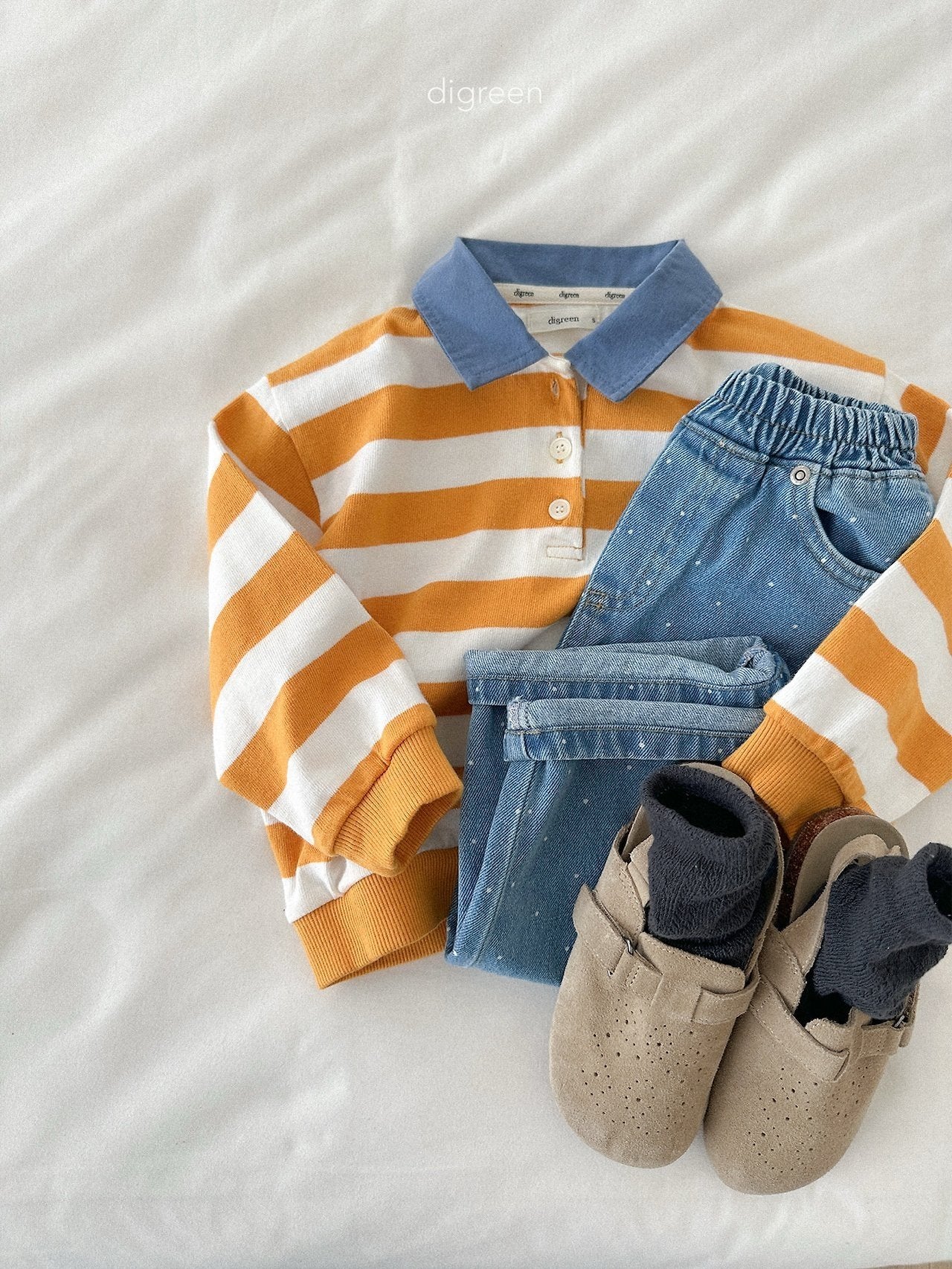 《予約》Dot Denim Pants / digreen