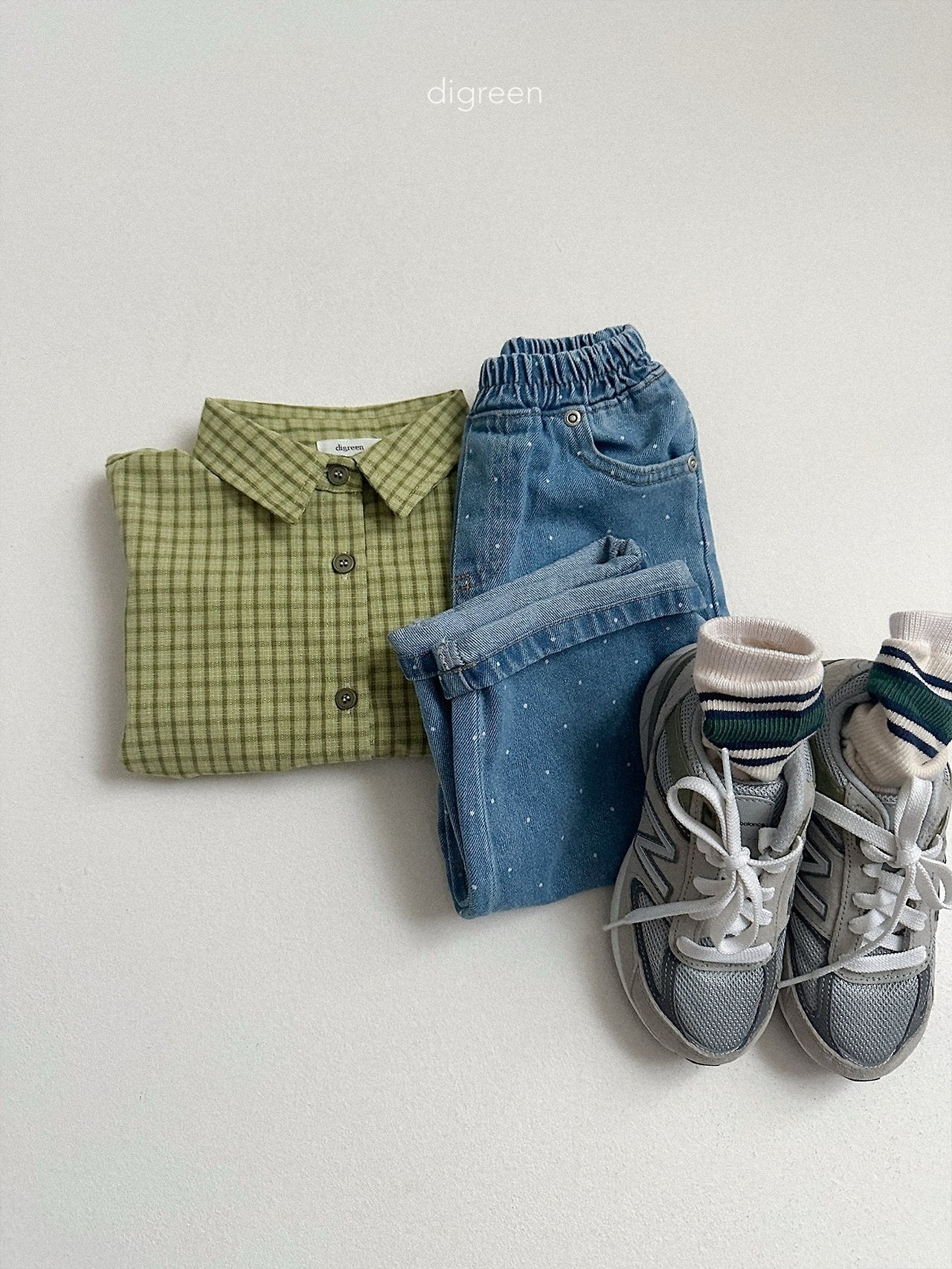 《予約》Dot Denim Pants / digreen
