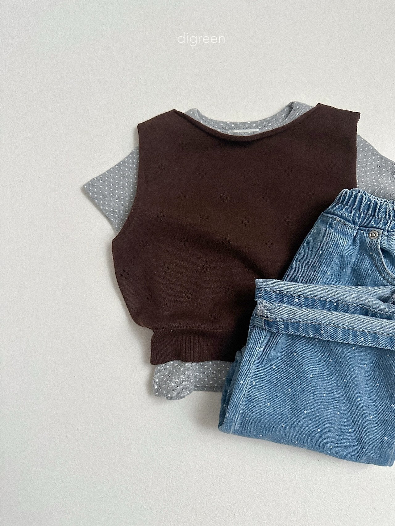 《予約》Dot Denim Pants / digreen