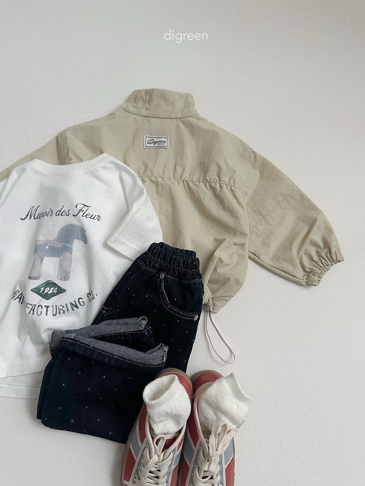 《予約》Dot Denim Pants / digreen