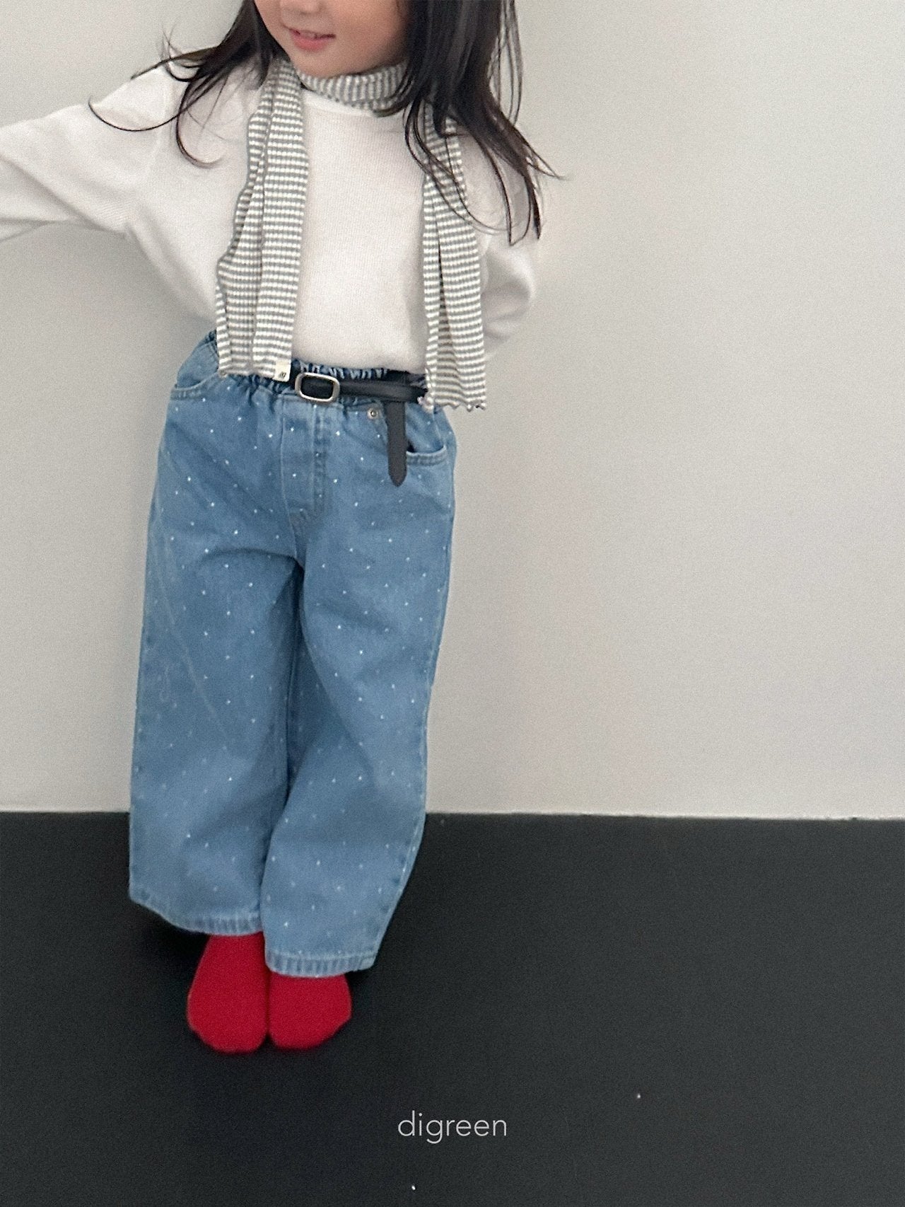 《予約》Dot Denim Pants / digreen