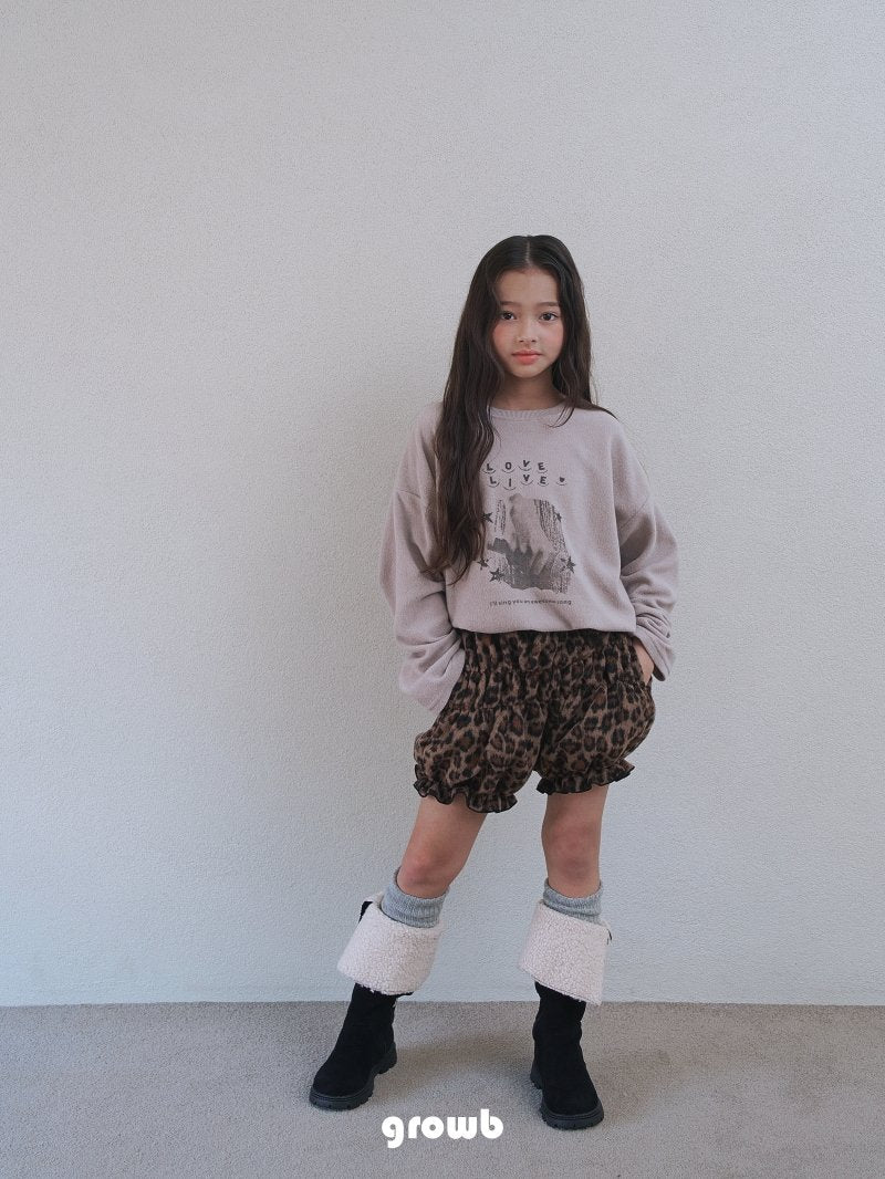 《予約》Leopard Pumpkin Pants  / Growb