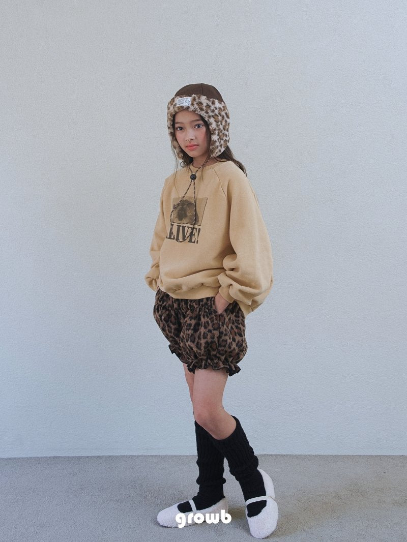 《予約》Leopard Pumpkin Pants  / Growb