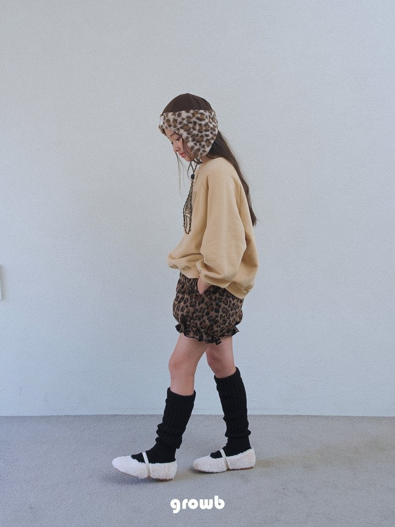 《予約》Leopard Pumpkin Pants  / Growb