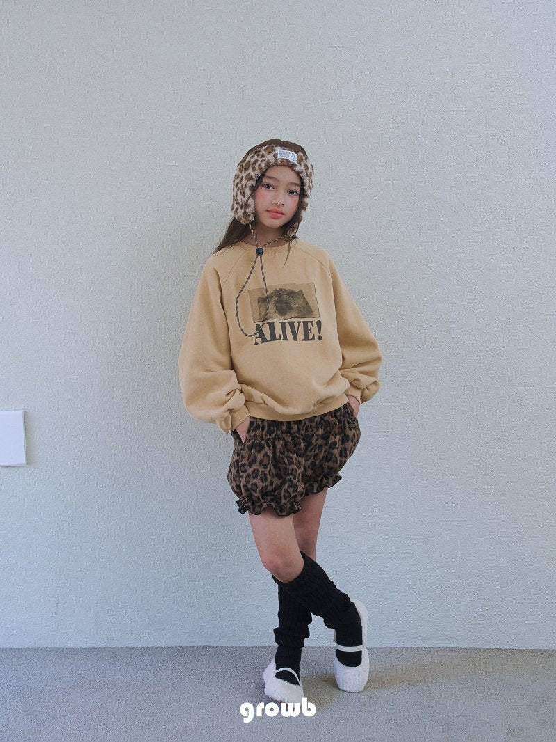《予約》Leopard Pumpkin Pants  / Growb