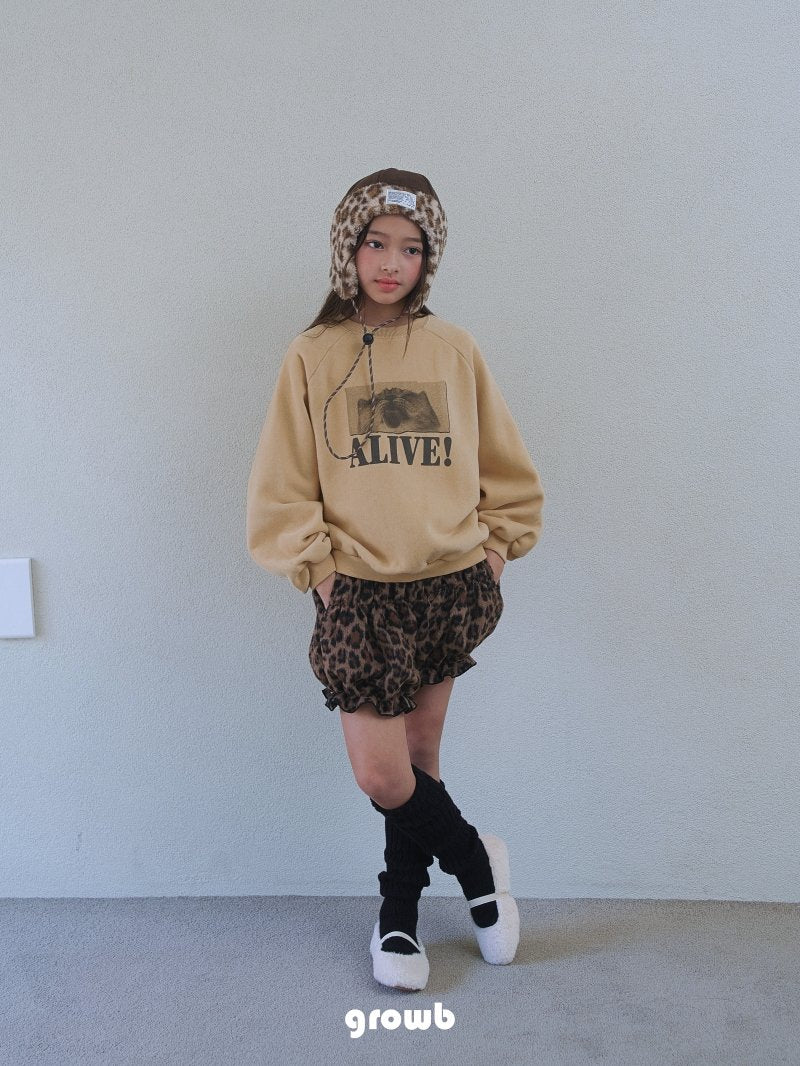 《予約》Leopard Pumpkin Pants  / Growb