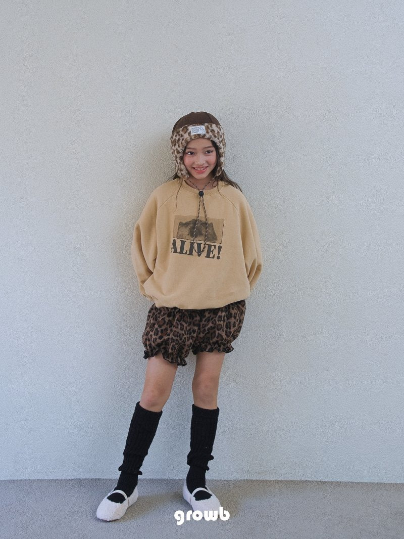 《予約》Leopard Pumpkin Pants  / Growb