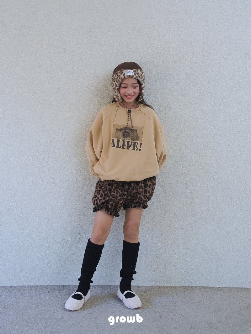 《予約》Leopard Pumpkin Pants  / Growb