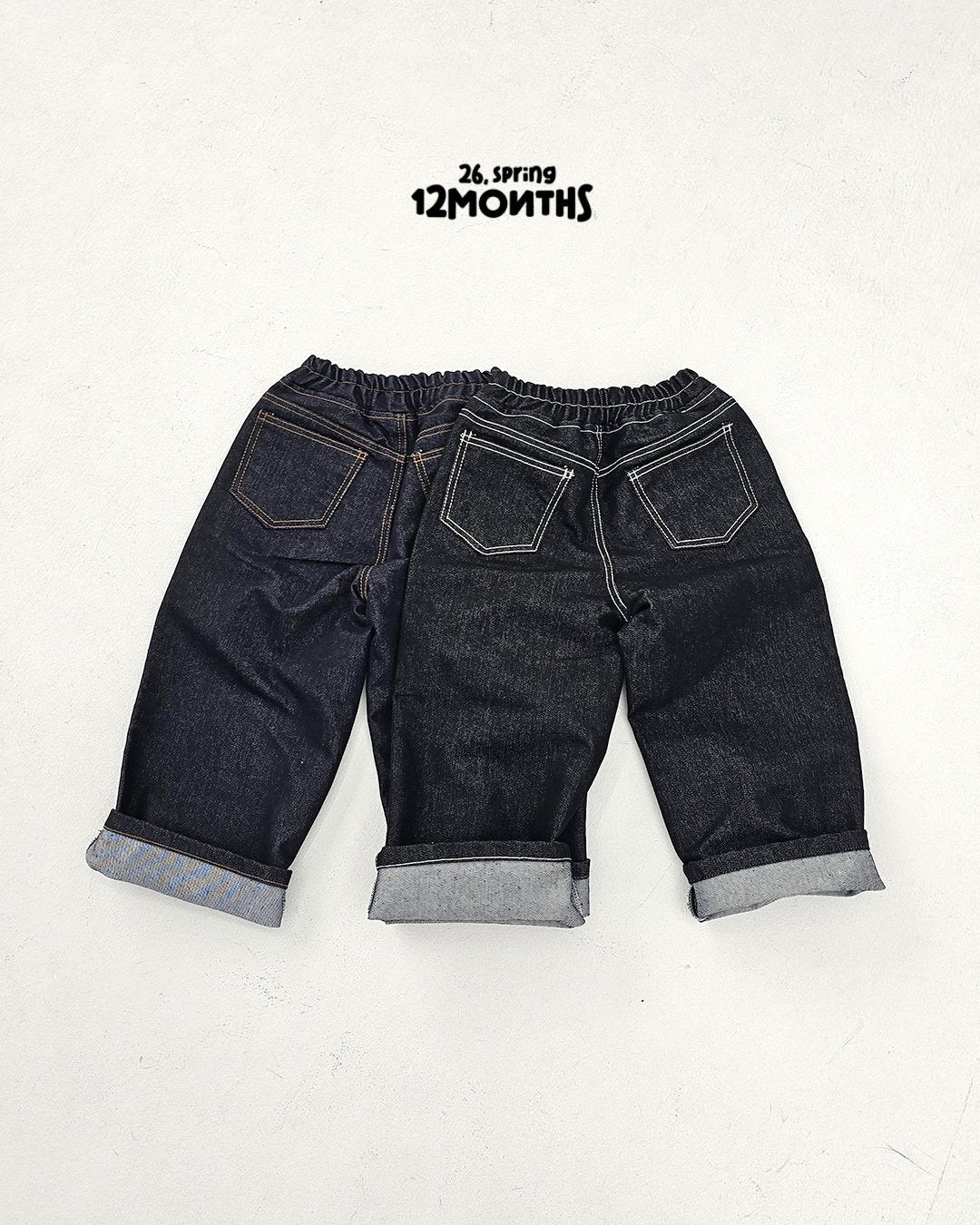 《予約》Non-fade Denim Pants / 12months