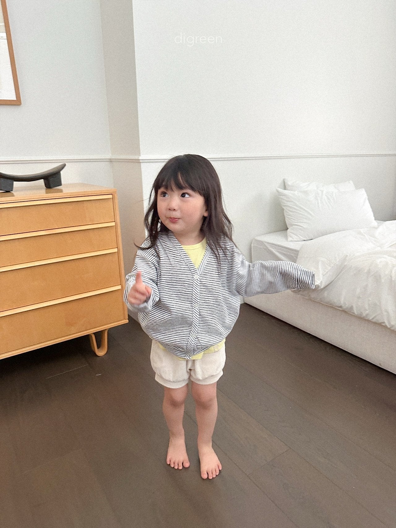 《予約》Some Stripe Cardigan / digreen