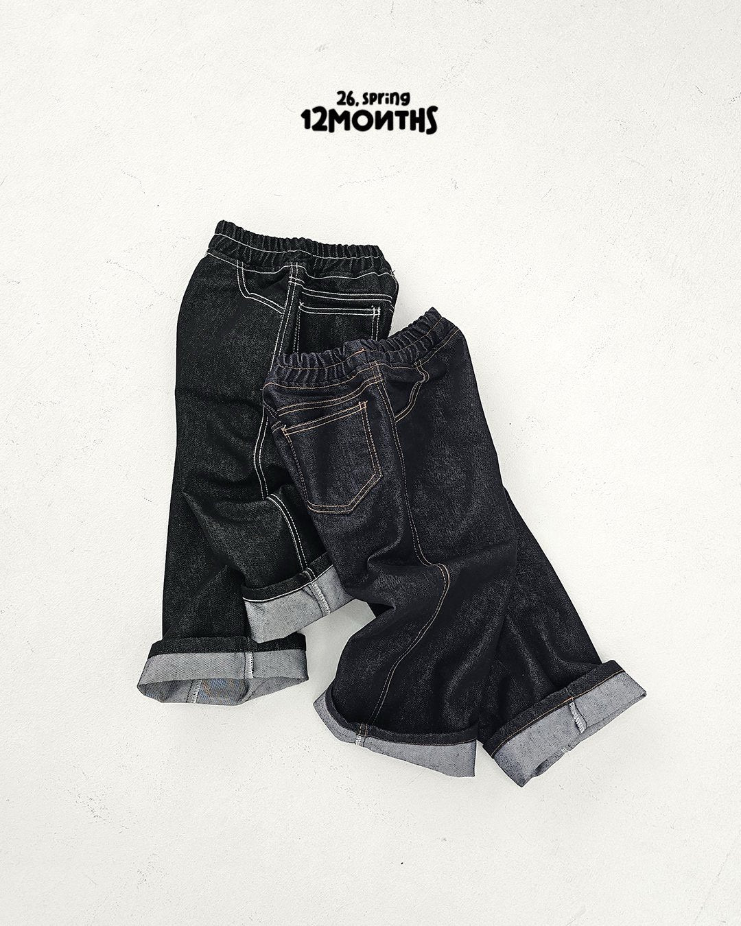 《予約》Non-fade Denim Pants / 12months