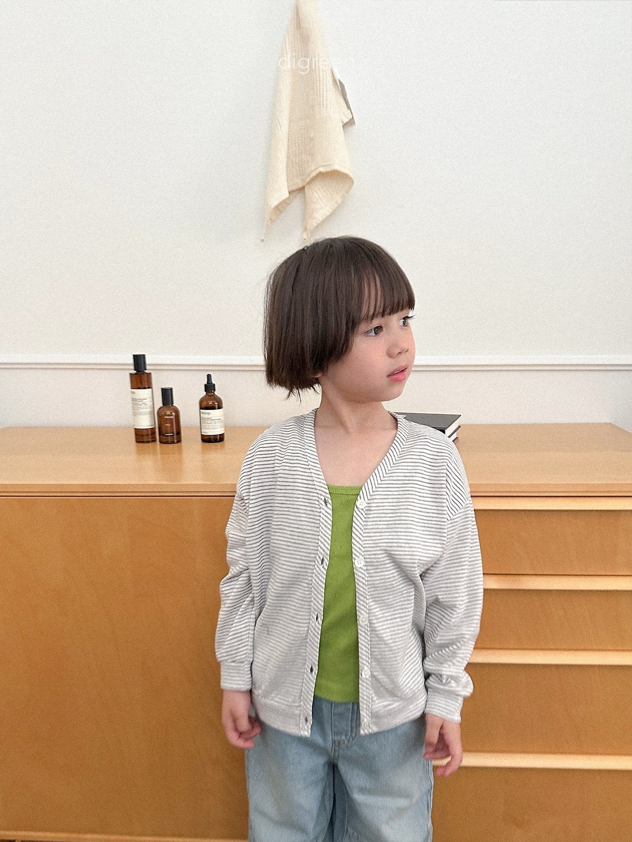 《予約》Some Stripe Cardigan / digreen