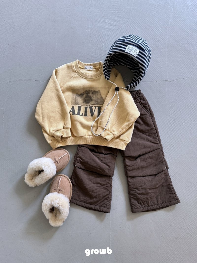 《予約》Rivet Bonded Pants  / Growb