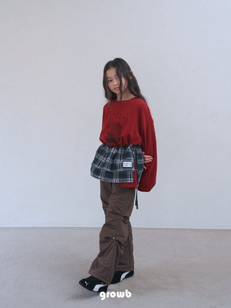 《予約》Rivet Bonded Pants  / Growb