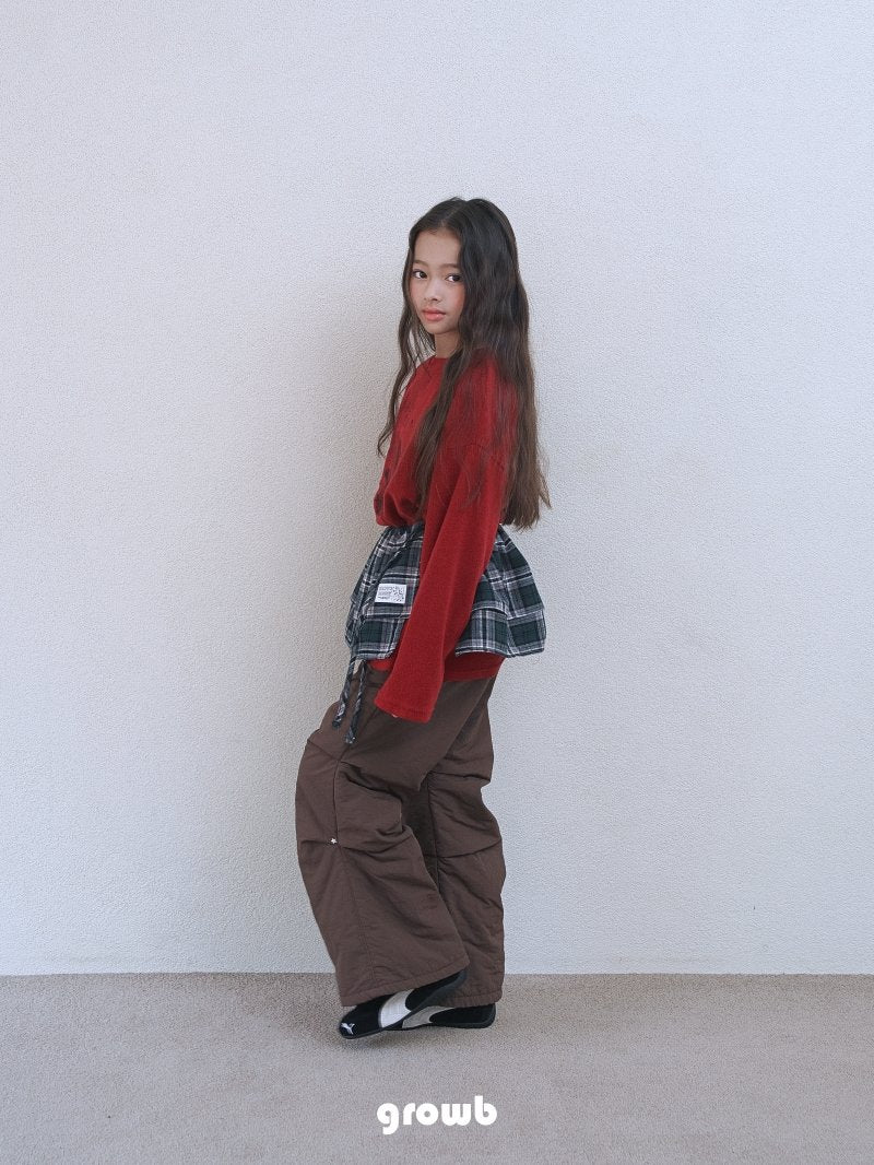 《予約》Rivet Bonded Pants  / Growb