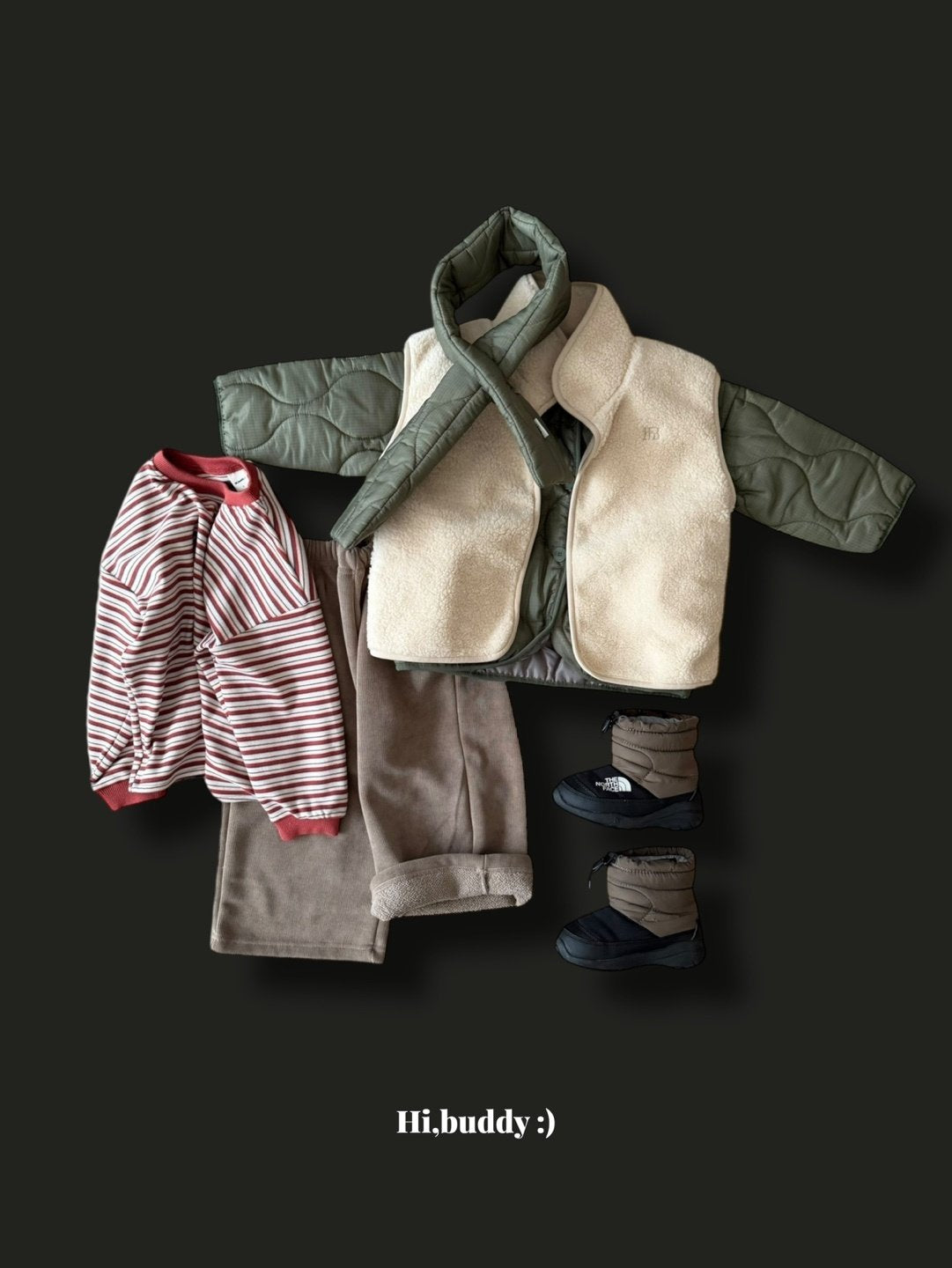 《即納》Pudding Stripe Tee