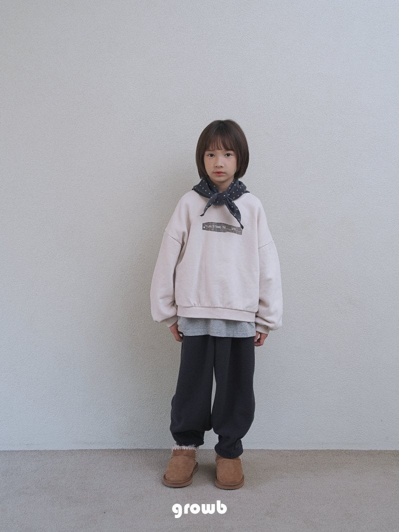 《予約》Fleece Dart Pants  / Growb（ adultまで）