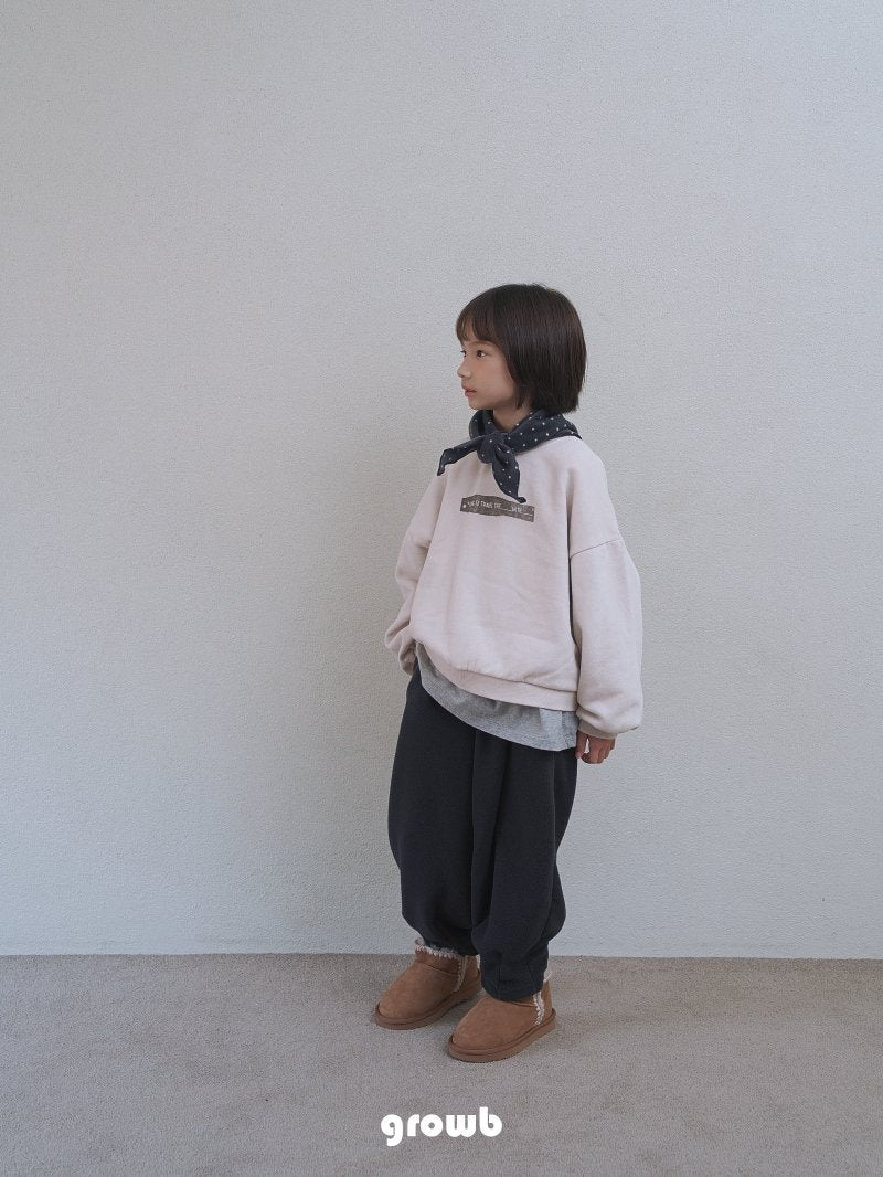 《予約》Fleece Dart Pants  / Growb（ adultまで）