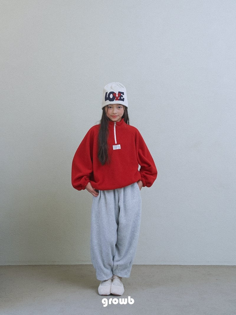 《予約》Fleece Dart Pants  / Growb（ adultまで）