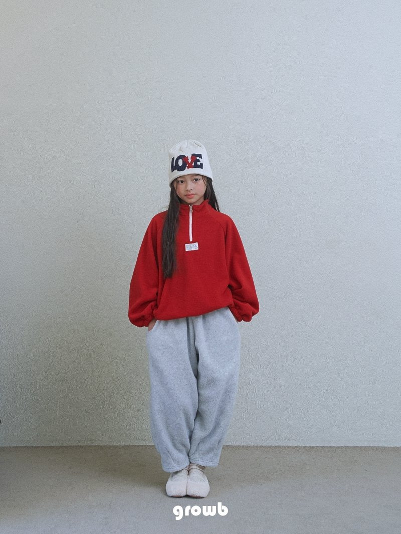 《予約》Fleece Dart Pants  / Growb（ adultまで）