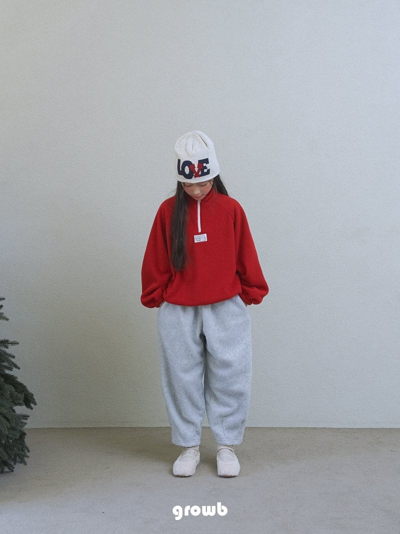 《予約》Fleece Dart Pants  / Growb（ adultまで）