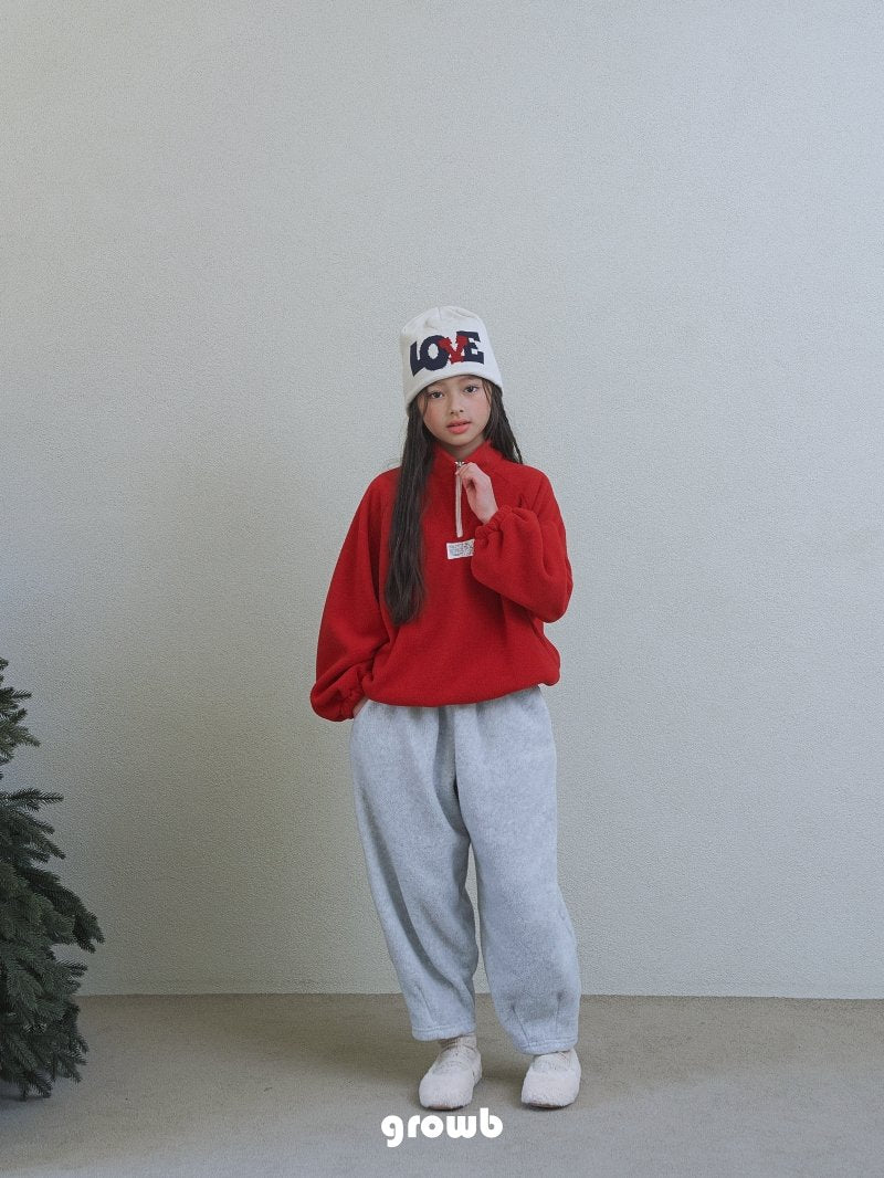 《予約》Fleece Dart Pants  / Growb（ adultまで）