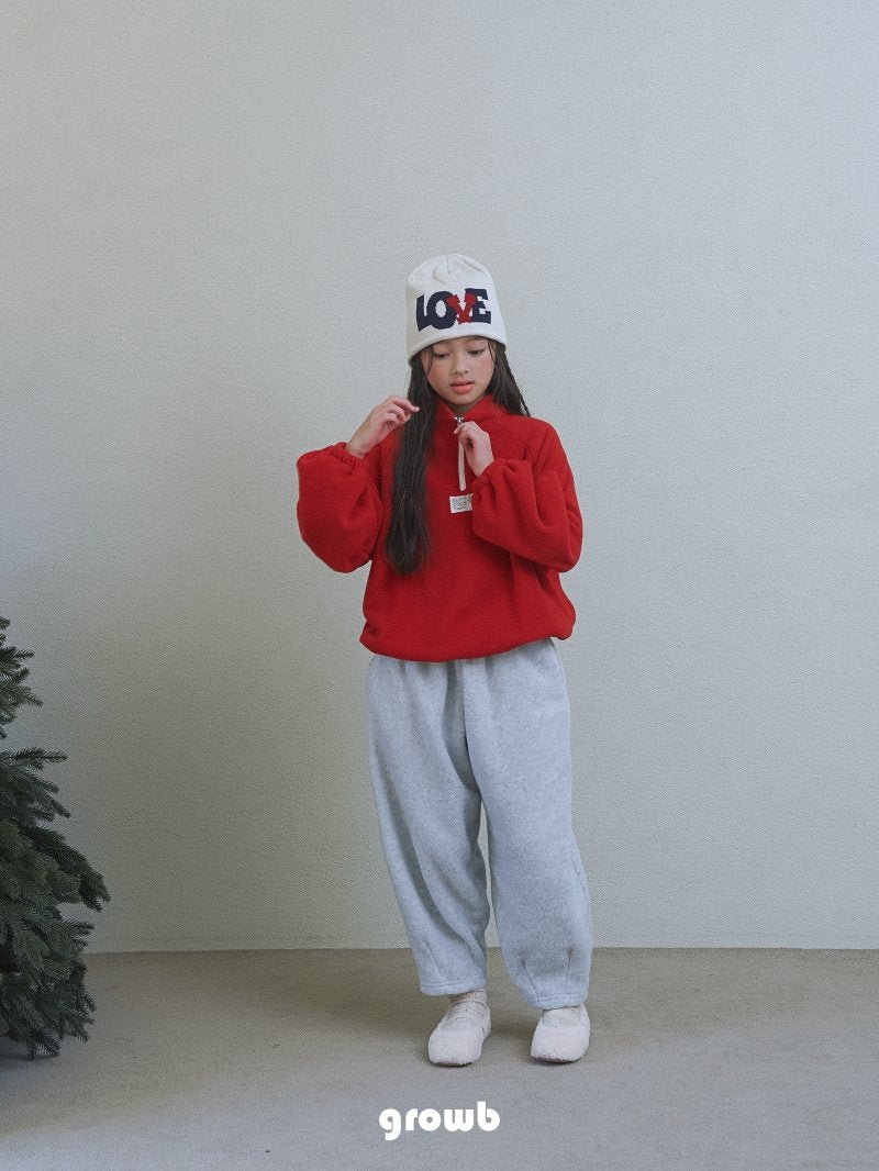 《予約》Fleece Dart Pants  / Growb（ adultまで）