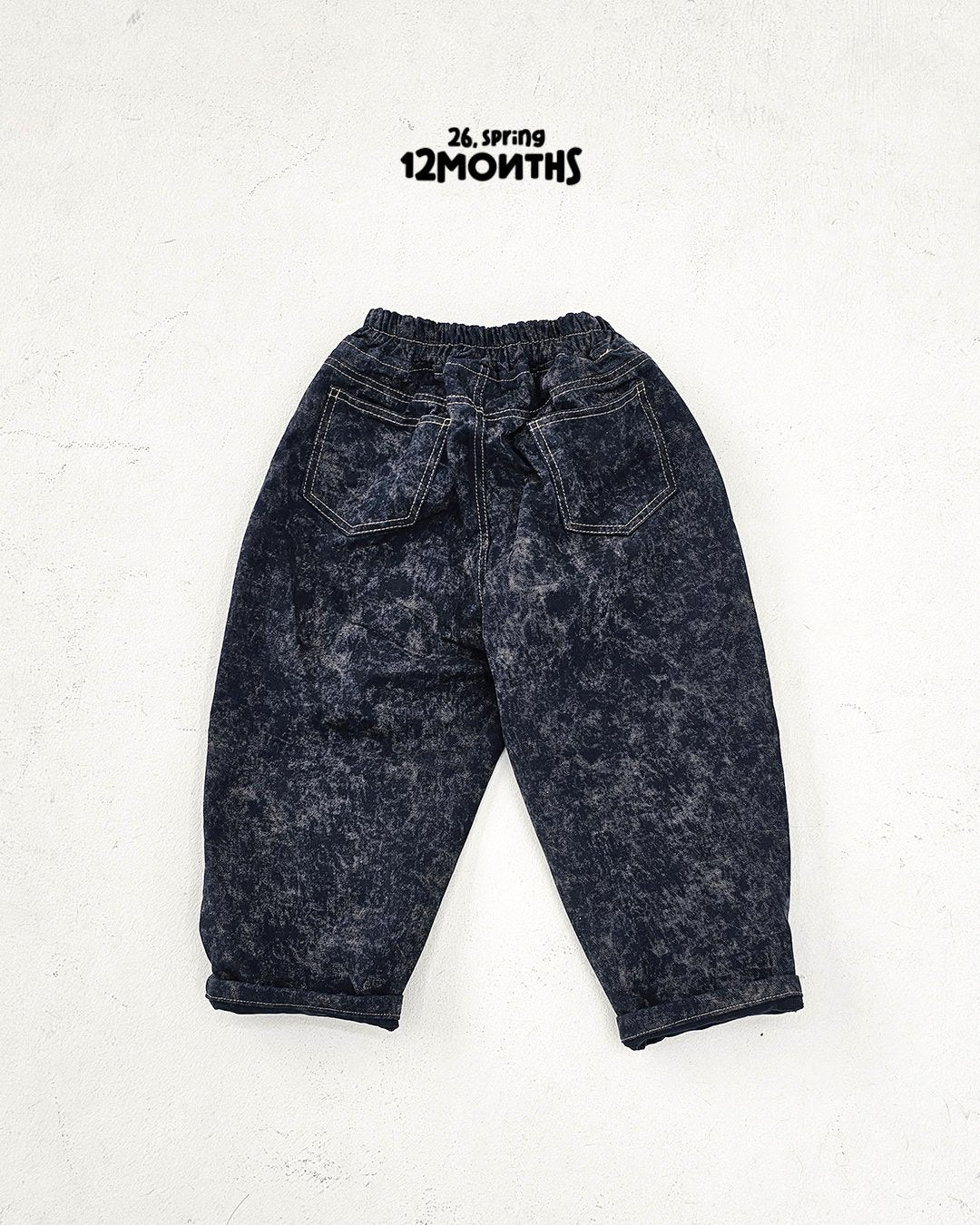 《予約》Two-Tone Denim Pants / 12months